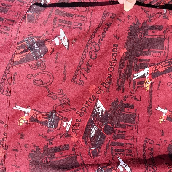 Men's Original Pat O'Brien's short sl cotton shirt, New Orleans, hurricane, sz L - Picture 8 of 14